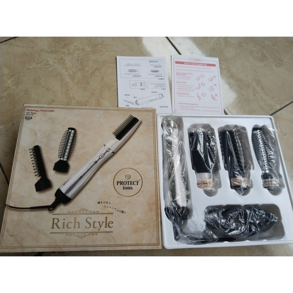 Tescom Protect Ion Hair Styler NACC10 - Catokan Rambut Curly