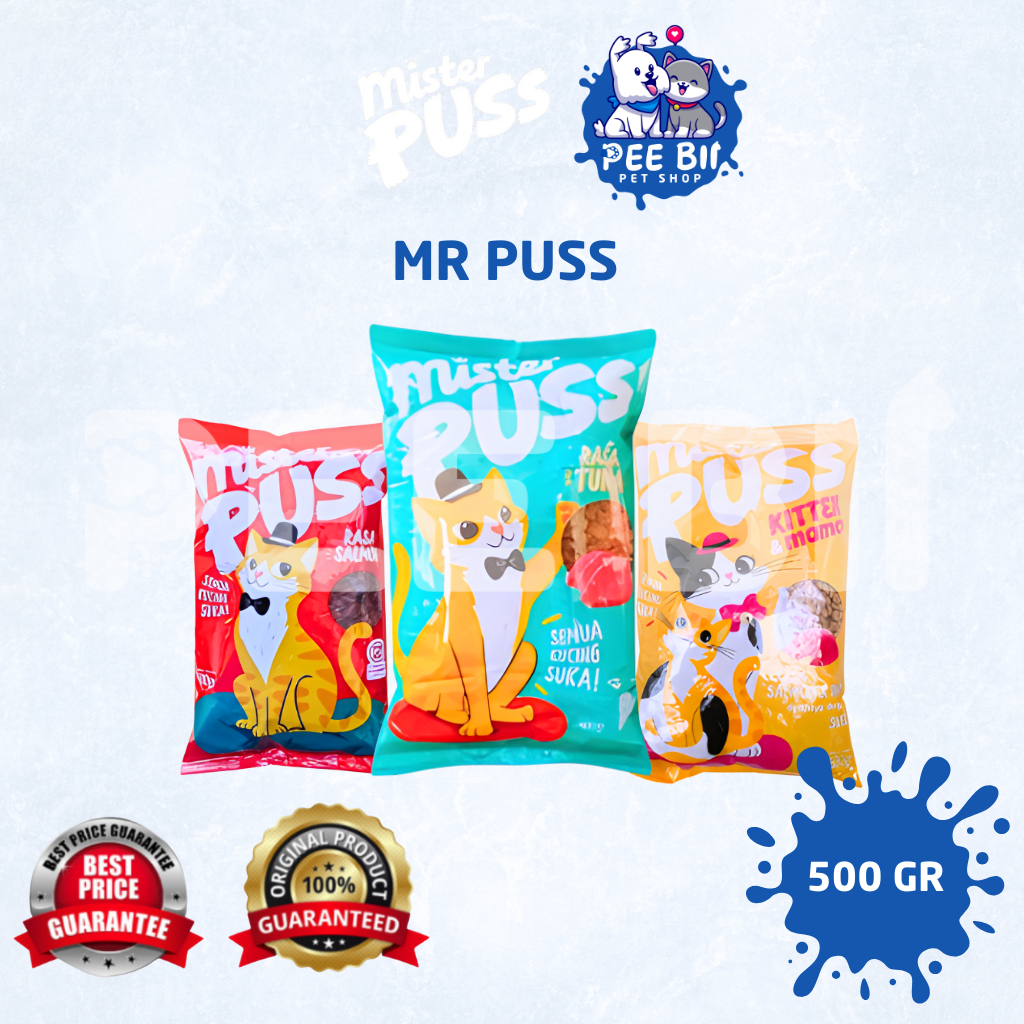 MR PUSS KITTEN/ADULT CAT FOOD / MAKANAN KUCING KERING