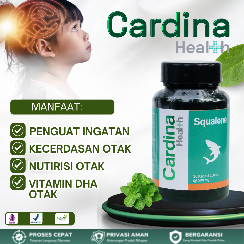 Vitamin Otak Untuk Daya Ingat dan Konsentrasi Anak & Dewasa, Suplemen Otak Anak, Vitamin Nutrisi Ota