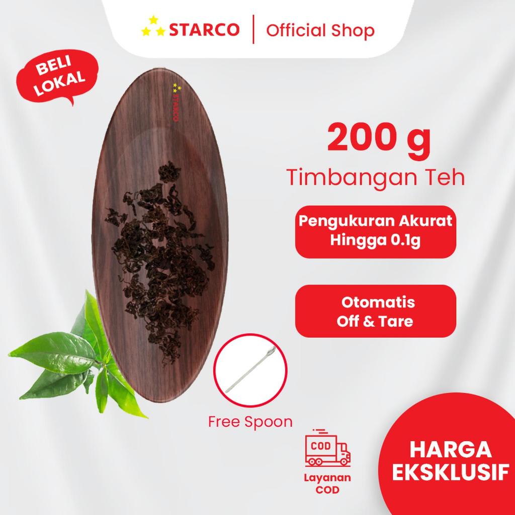 Starco 200g Timbangan Dapur/Timbangan Teh Digital STC-CZ100