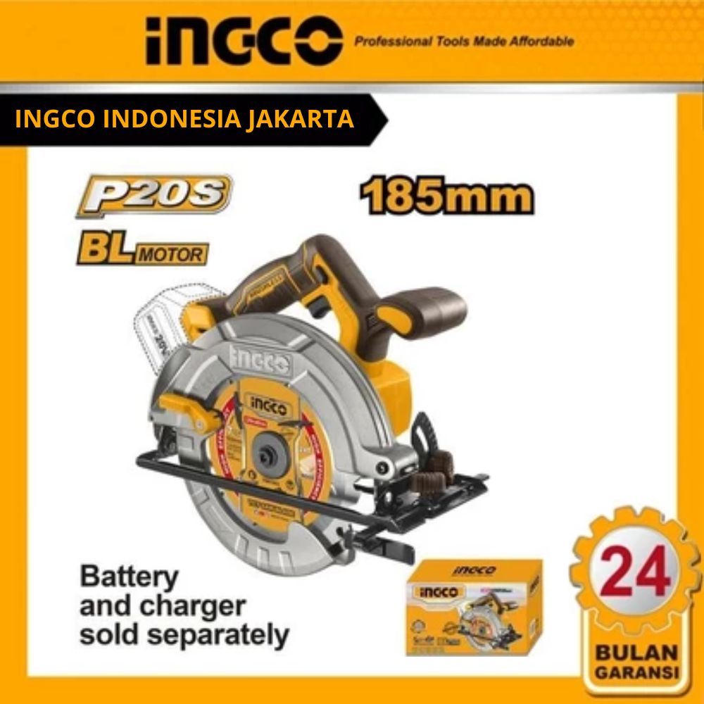 Circular Saw Cordless Brushless 20V INGCO CSLI1851