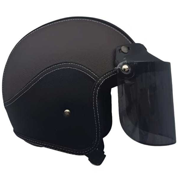 ARZ- BOGO HELM KULIT SNI DEWASA PRIA DAN WANITA HELMET RETRO KLASIK