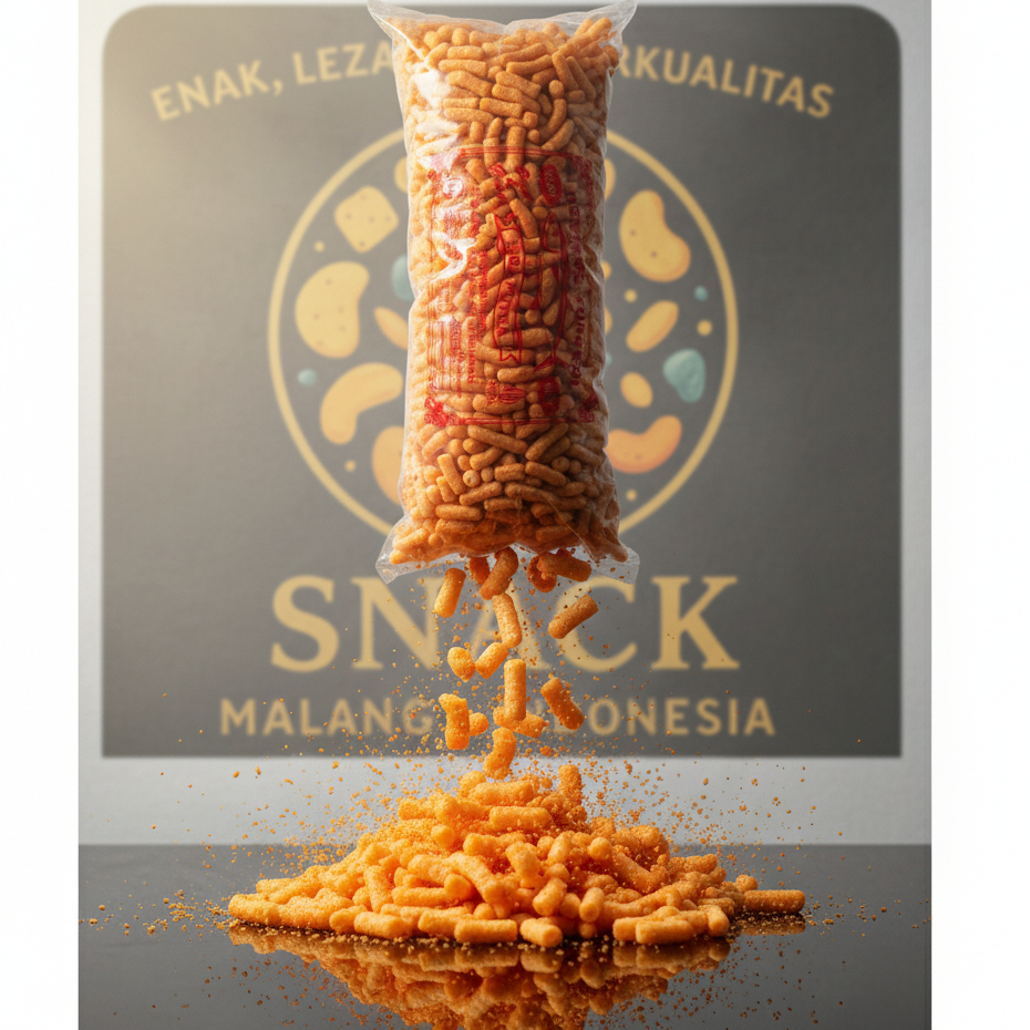 Krupuk Stik Ikan Tongkol Rasa Balado Grosir Murah Kemasan Bal /1kg