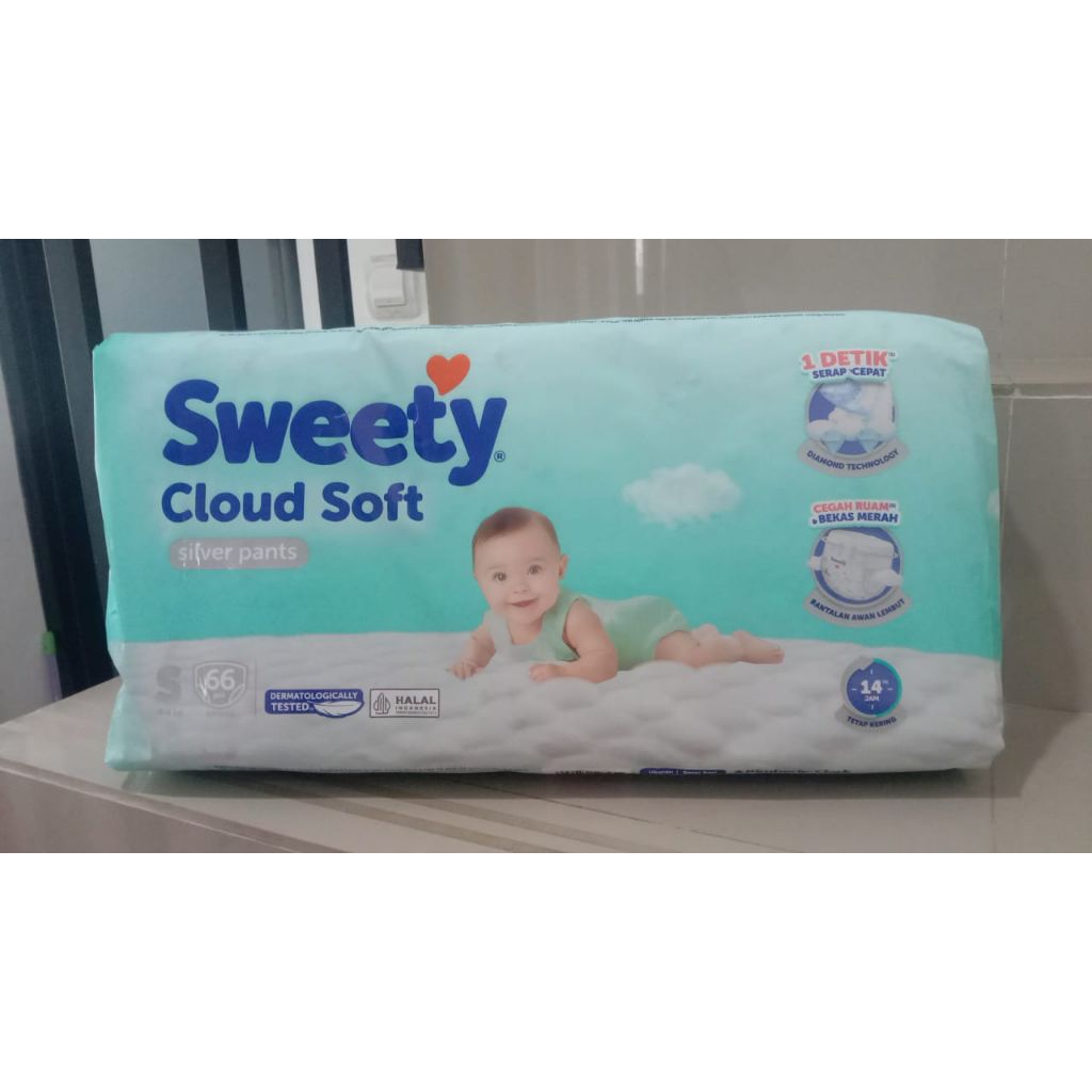 1 Ball Pampers Sweety  Silver Pants S66 New