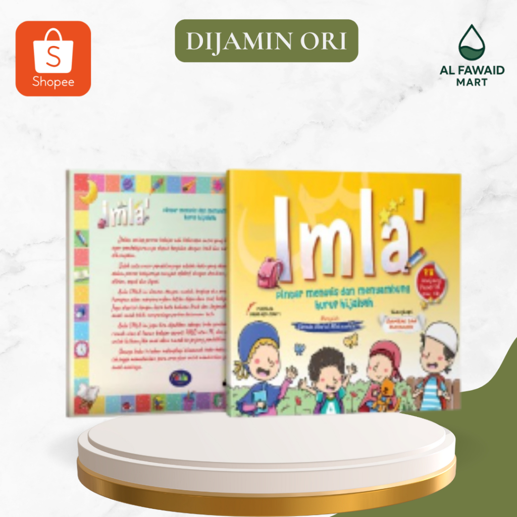 Buku Anak IMLA Pintar Menulis dan Menyambung Huruf Hijaiyah Pustaka Imam Syafii