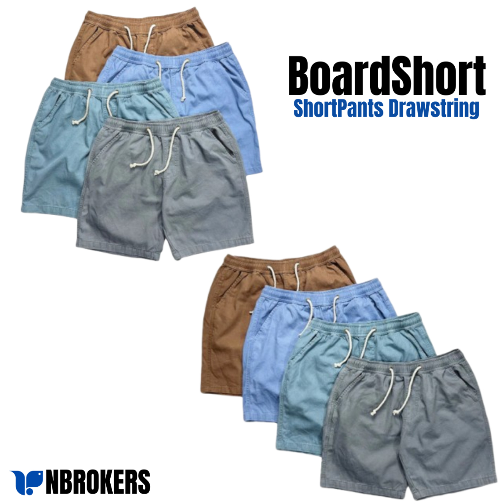 Celana Pendek Pria Board Short Pants Chinnos Drawstring