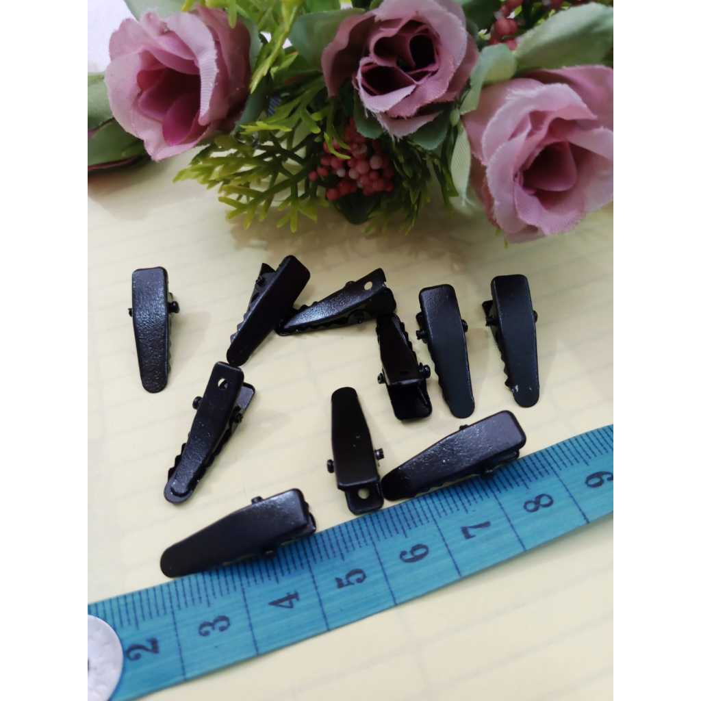 (Batam) Jepit Buaya Mini Jepit Rambut kecil 2,2cm, 4,5cm dan 8cm / jepit rambut polos