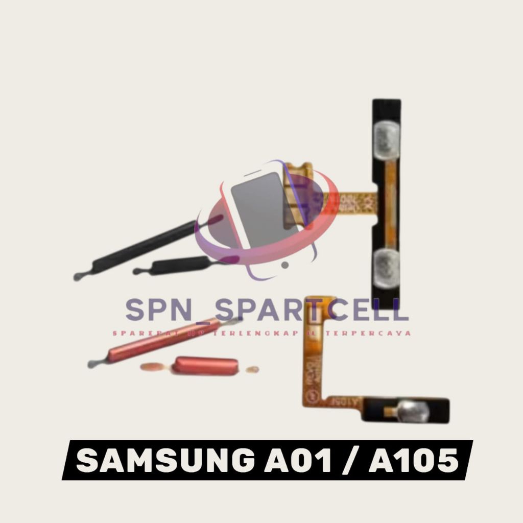 Fleksibel On / Off volume + Keypad Samsung AO1 / A105 Original