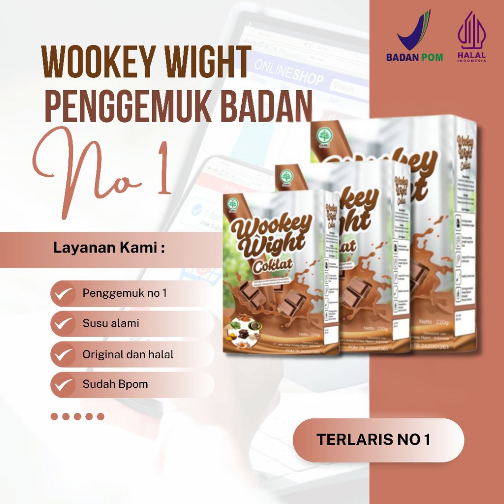 PROMO PAKET HEMAT 3 PCS Wokey Wight Susu Penambah Bb No 1 15x Paling Efektif Menutrisi Tubuh Halal