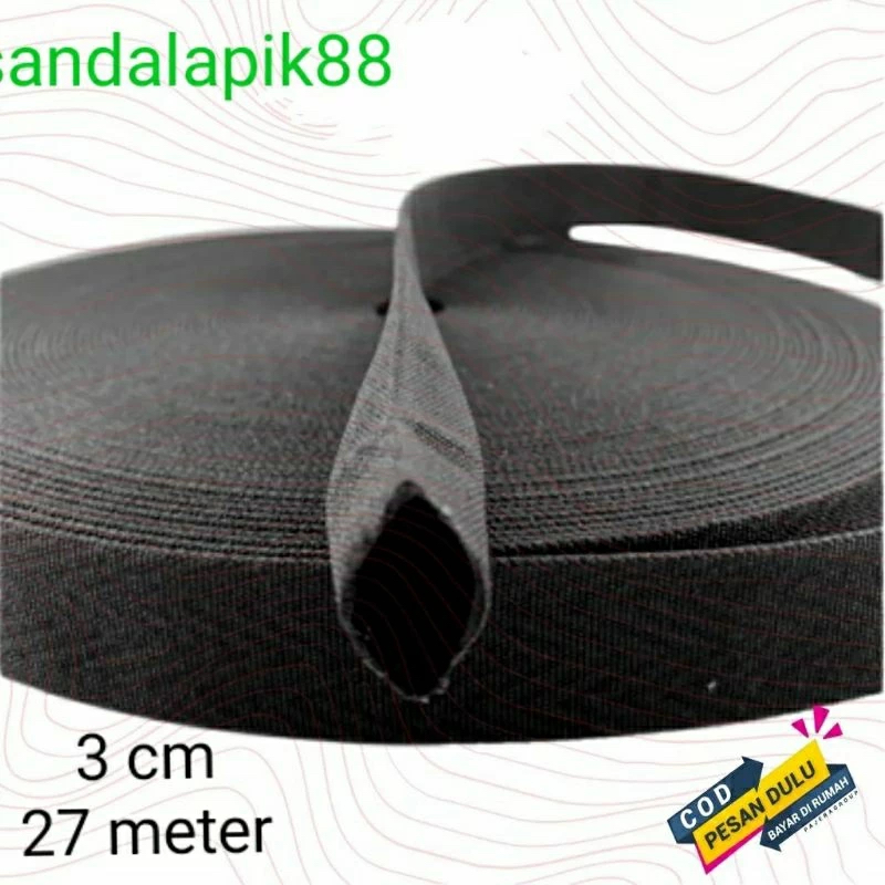 bisban tebal webbing tubular bisban bolong ukuran 3 cm bisban tas bisban murah