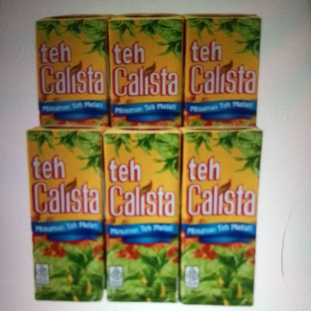 MINUMAN TEH MELATI CALISTA/ TEH KOTAK CALISTA 200ML/ JASMINE TEA