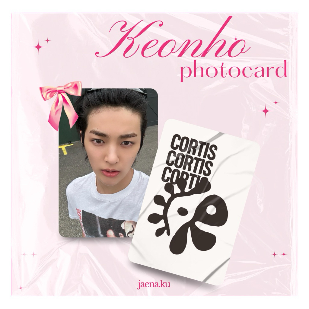 [CORTIS] PHOTOCARD SELCA KEONHO CORTIS KPOP JAENAKU