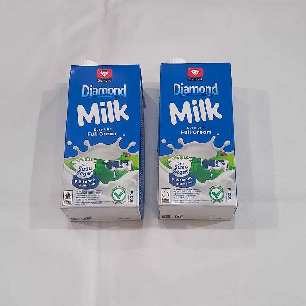 Susu UHT Diamond 1 Liter Susu Diamond Full Cream
