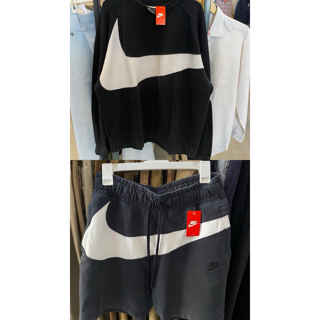 bundling Crewneck celana nike big swoosh authentic