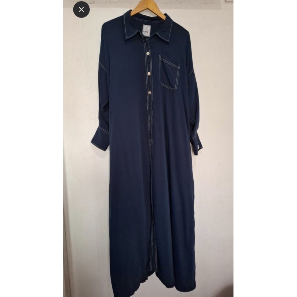 Elmadina Kemejabaya Dark Teal (Preloved)