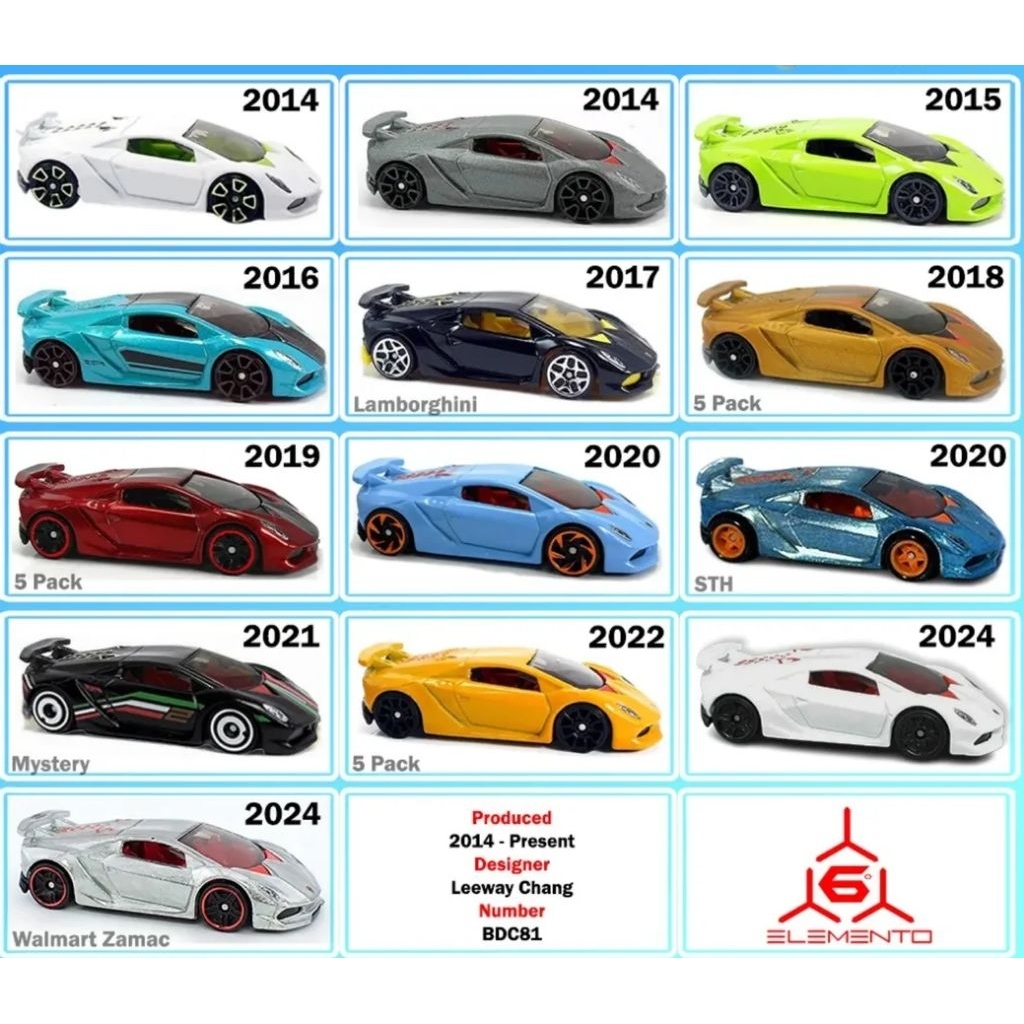 Hot Wheels LAMBORGHINI SESTO ELEMENTO