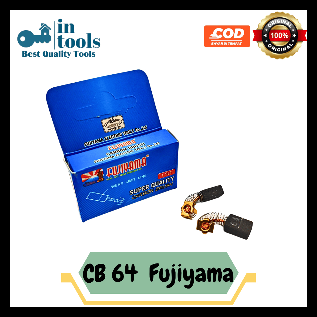 CB 64 Fujiyama / Carbon Brush 64 / Bostel Fujiyama Spul Arang CB Fujiyama