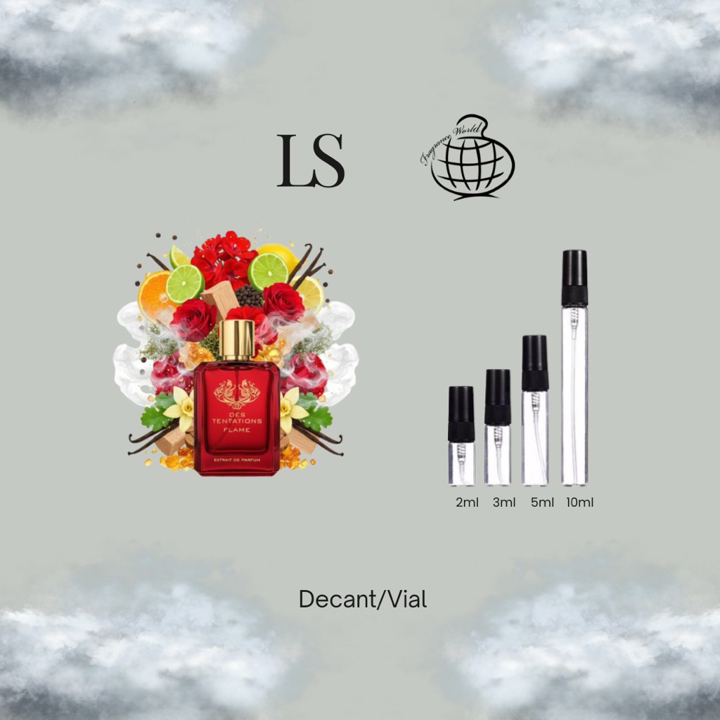 Decant Parfum Fragrance World - Des Tentations Flame Extrait