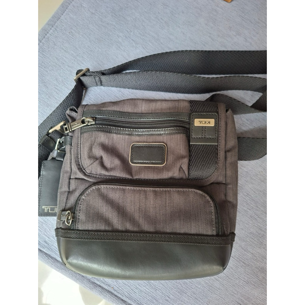 Tumi Kerby Sling bag Charcoal Grey Authentic Original