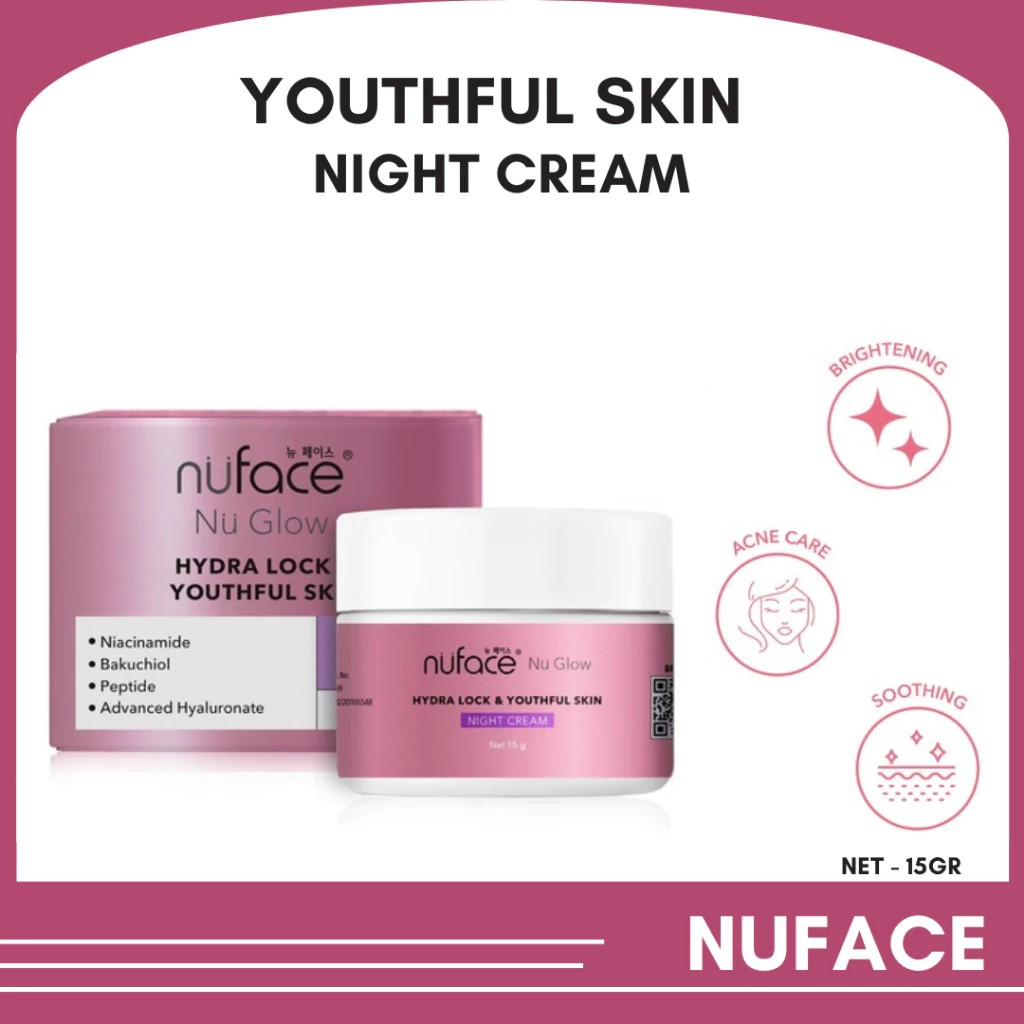 NUFACE COVER ME SUN SHIELD SPF 30/50 & NUFACE NU GLOW NIGHT CREAM