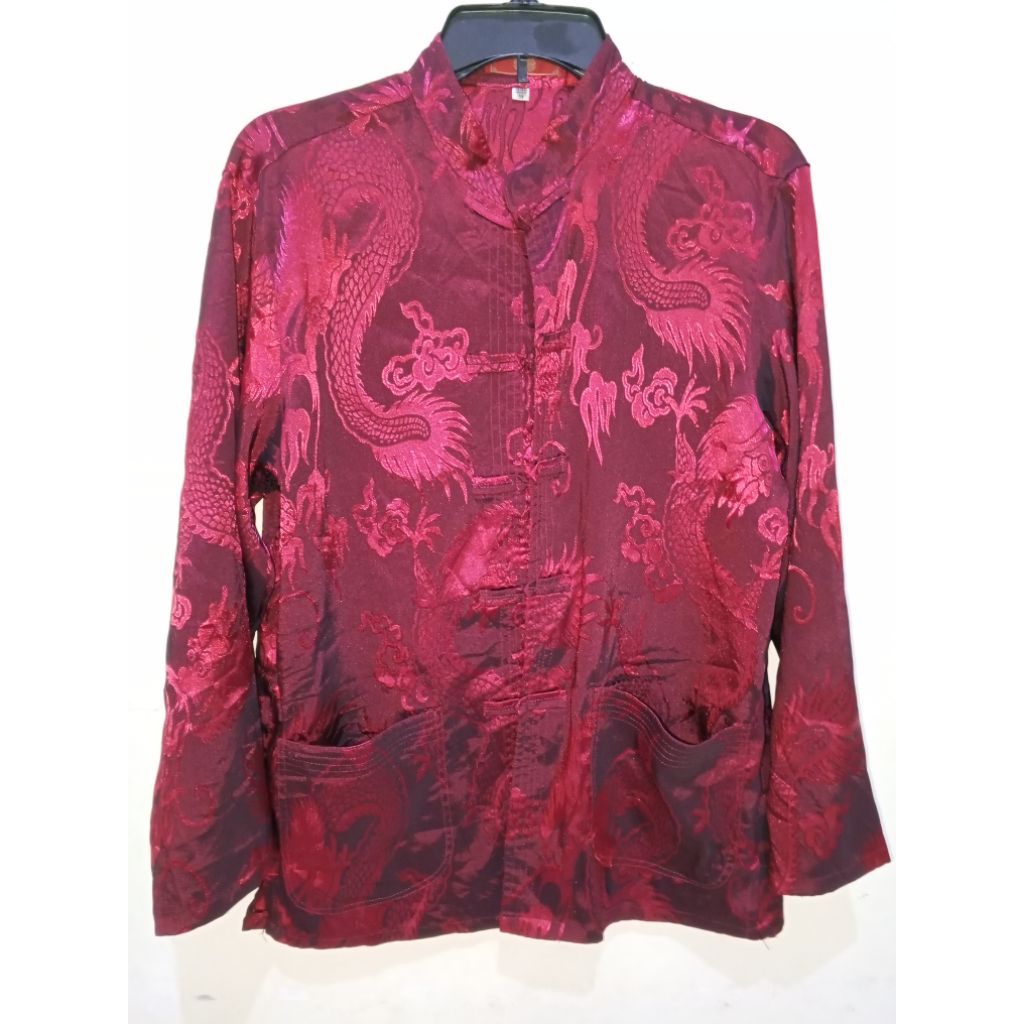 Cheongsam Pria Lengan Panjang