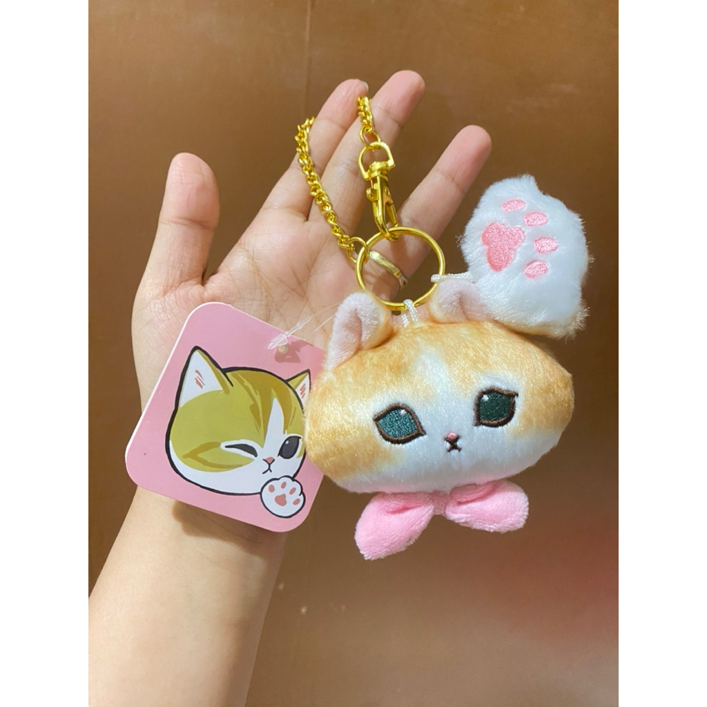 Boneka Gantungan Kunci Kepala Mofusand Size 9x6cm Original / Boneka Gantungan Kunci Bentuk Kepala Mo