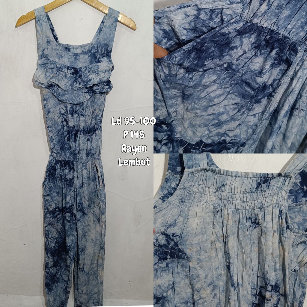 PRELOVED OVERALL JUMPSUIT WANITA / JP OVERALL PANJANG PENDEK WANITA