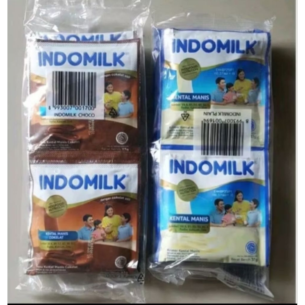 Susu Kental Manis Indomilk sachet / Susu Indomilk Kental Manis / Susu Indomilk Sachet ( isi 6) Rasa 