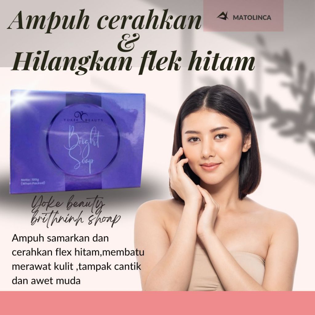 SABUN MUKA YOKEE BEAUTY UNTUK JERAWAT DAN BEKAS JERAWAT MEMBANTU GLOWING DAN MENCERAHKAN