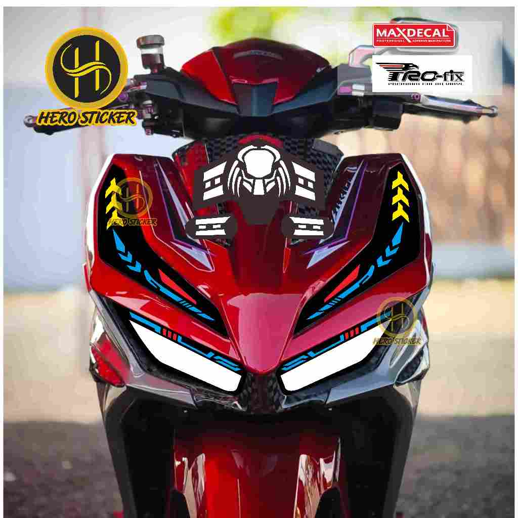 Stiker Lampu Alis Vario 125/150 2018-2023 | Stiker Alis dan Lampu Vario New