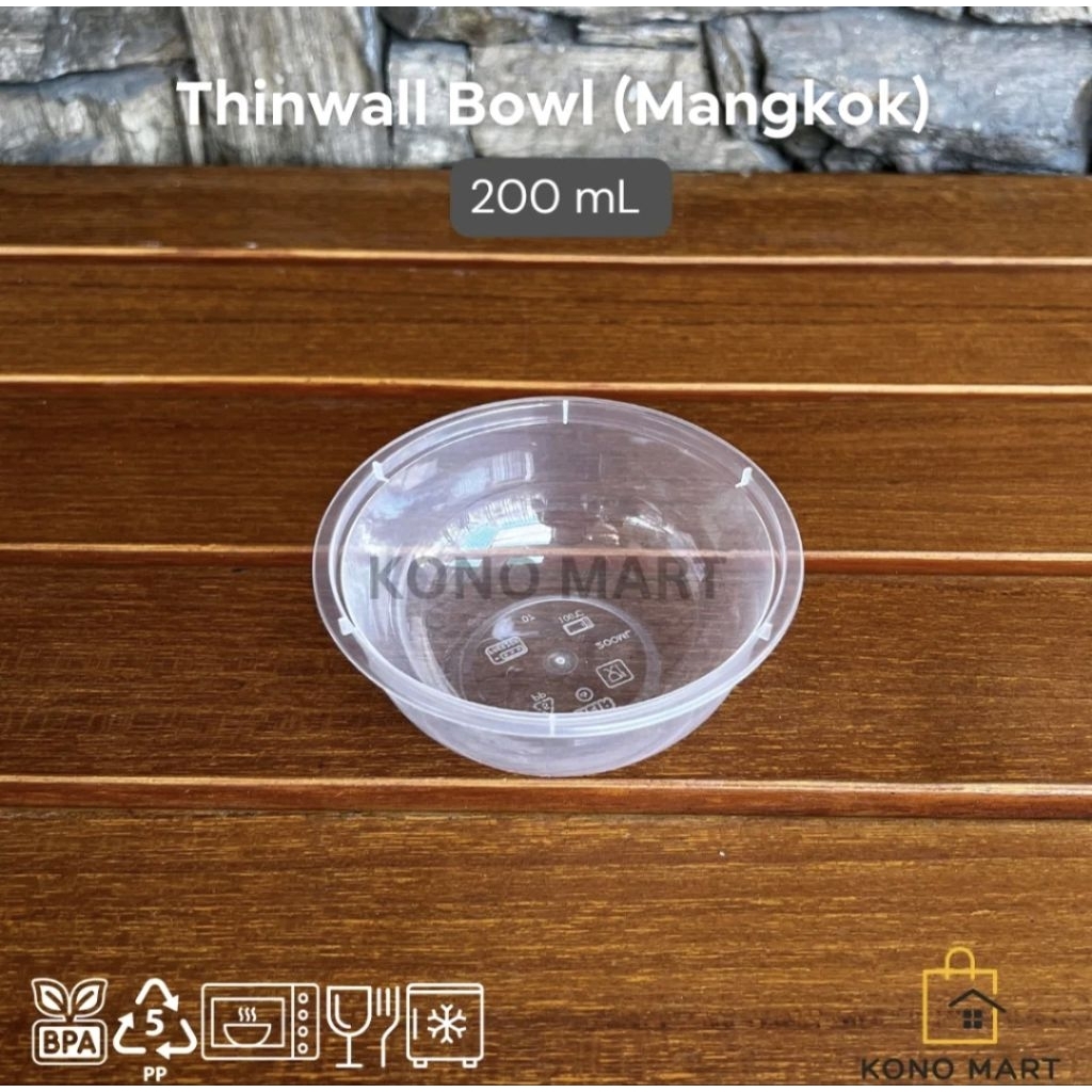 Mangkok Plastik Mika