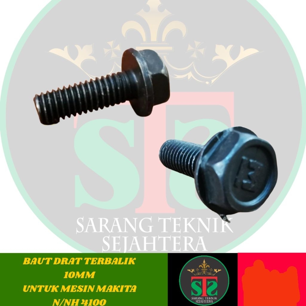 Baut Ulir Drat Kiri Mesin Potong KeramikMakita N/NH 4100 Berkualitas Mesin