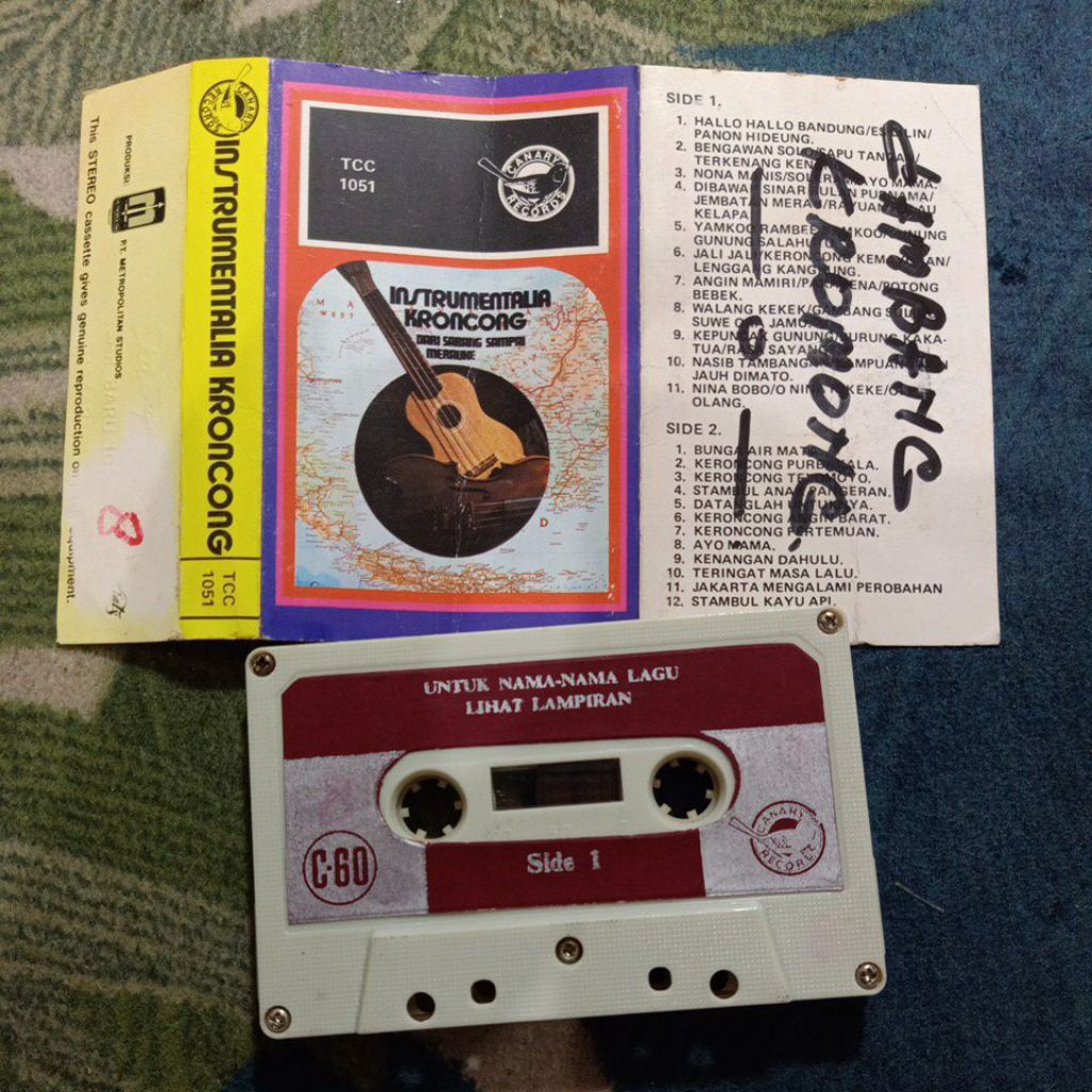 KASET DAERAH INSTRUMENTALIA KRONCONG