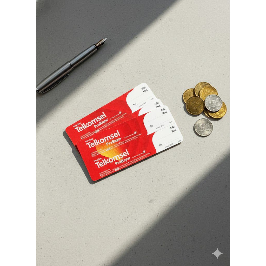 Voucher Telkomsel Kosong