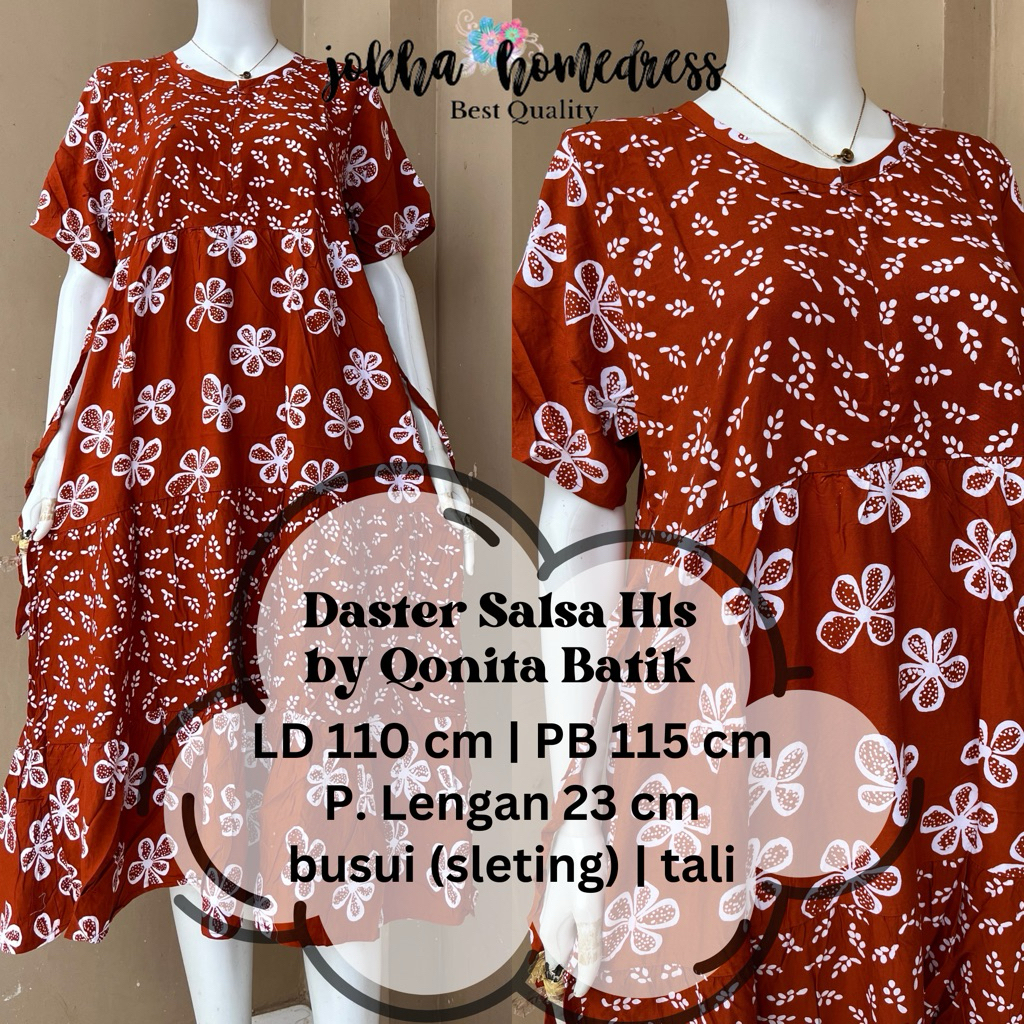Daster Batik Salsa Hls by Qonita Batik Pekalongan