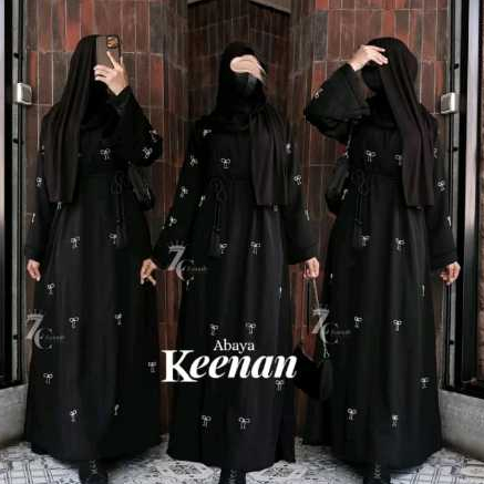 ABAYA DISKON TUNE HITAM TURKY BY ZAINAB COLLECTION