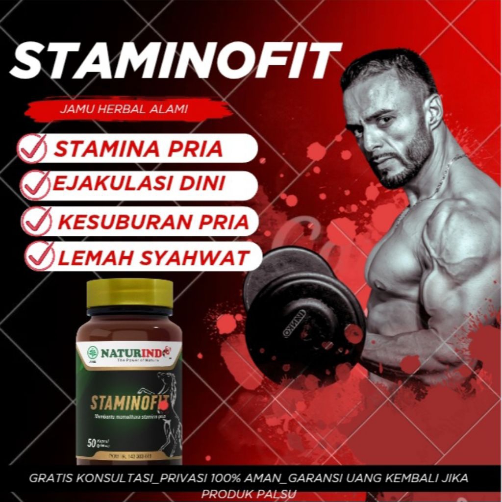 Obat Herbal Staminofit Bantu Tambah Stamina Pria Dewasa