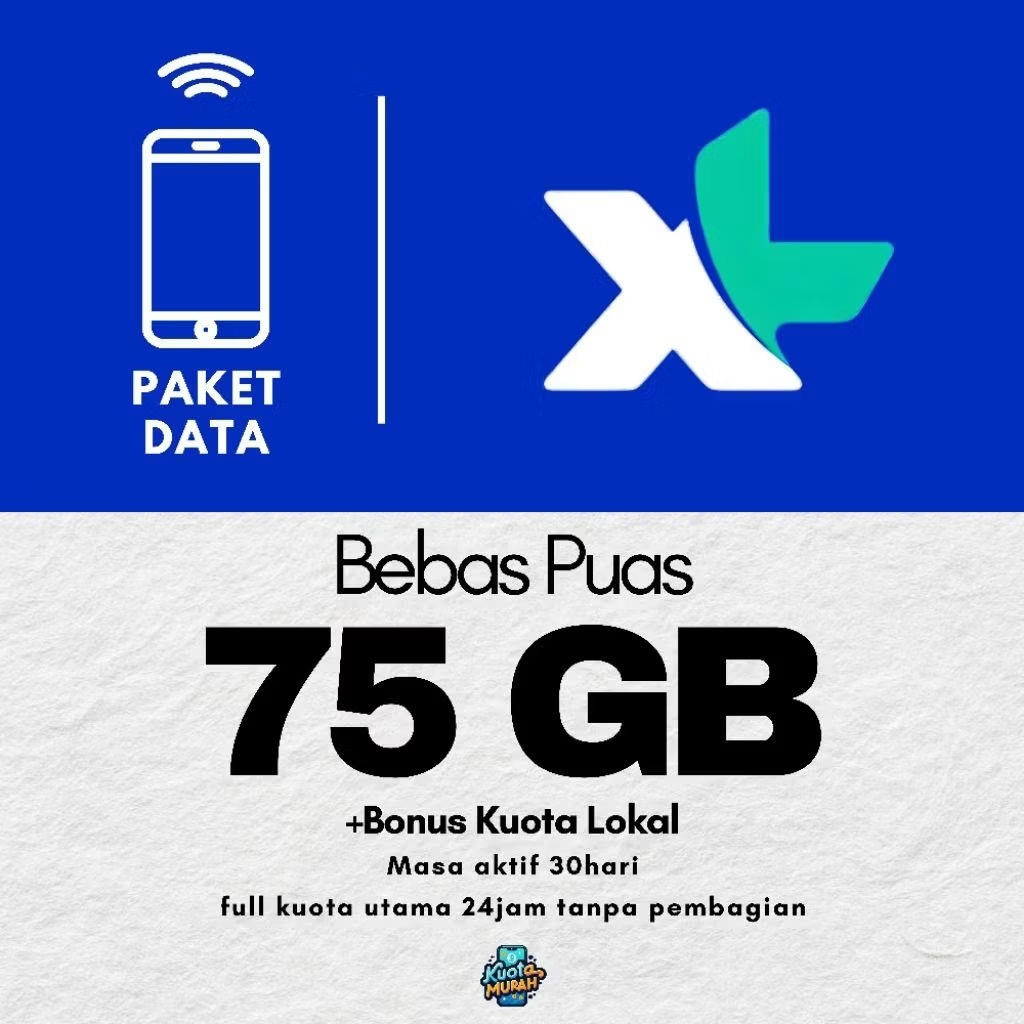 isi ulang paket data xl jumbo || 33Gb 14hari || 75Gb 14hari