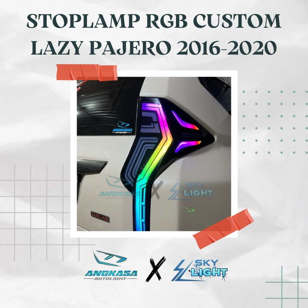 STOPLAMP RGB CUSTOM LAZY PAJERO 2016-2020