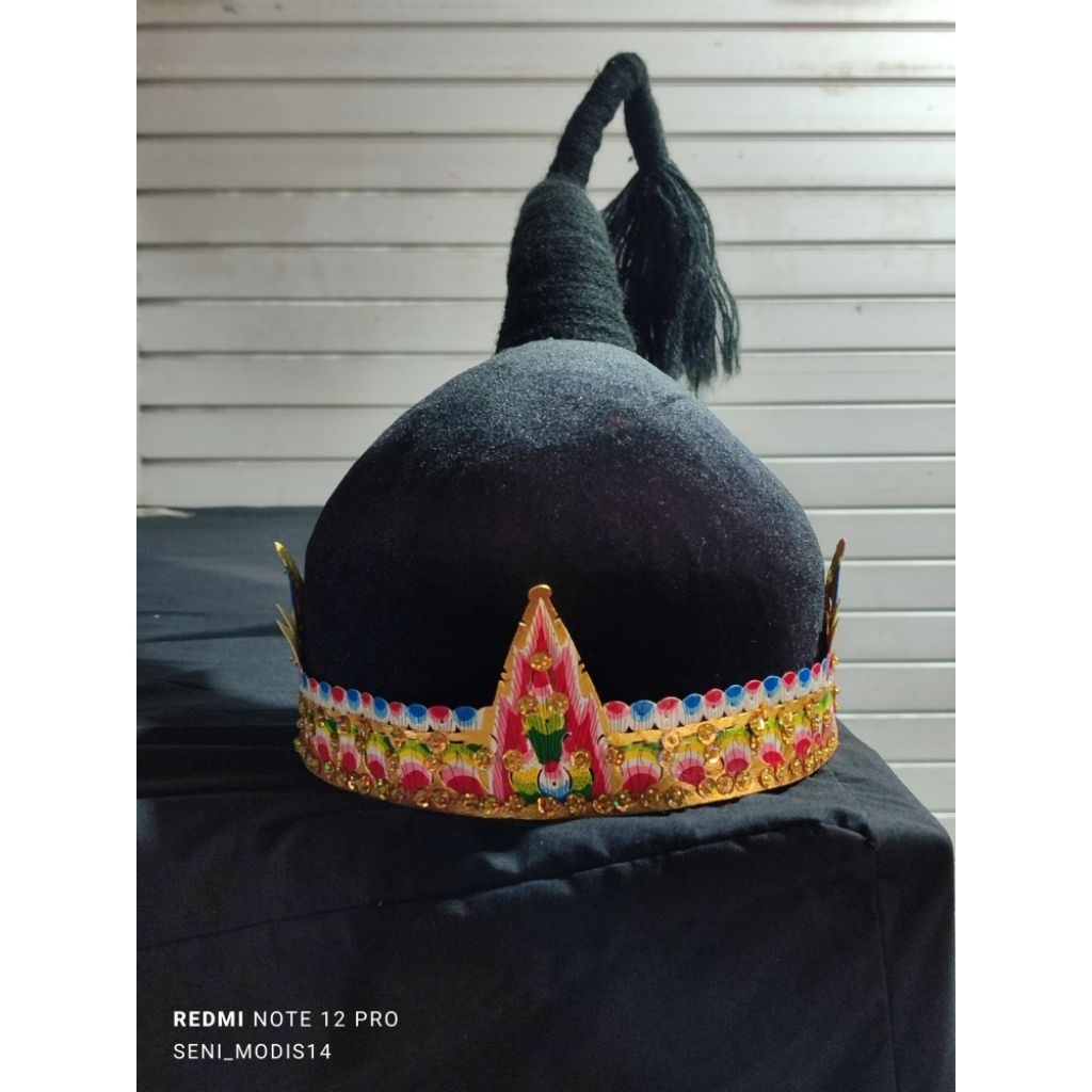 Kuluk Wayang Punakawan Tokoh (Petruk) / Kostum Wayang wong Petruk Ukuran All Size