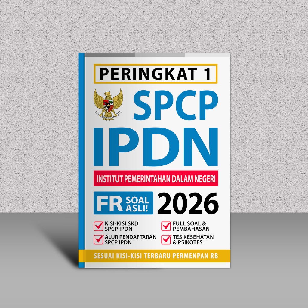 Buku Tes Masuk IPDN 2026 - Buku Kedinasan SPCP IPDN 2026 - Full Soal dan Pembahasan