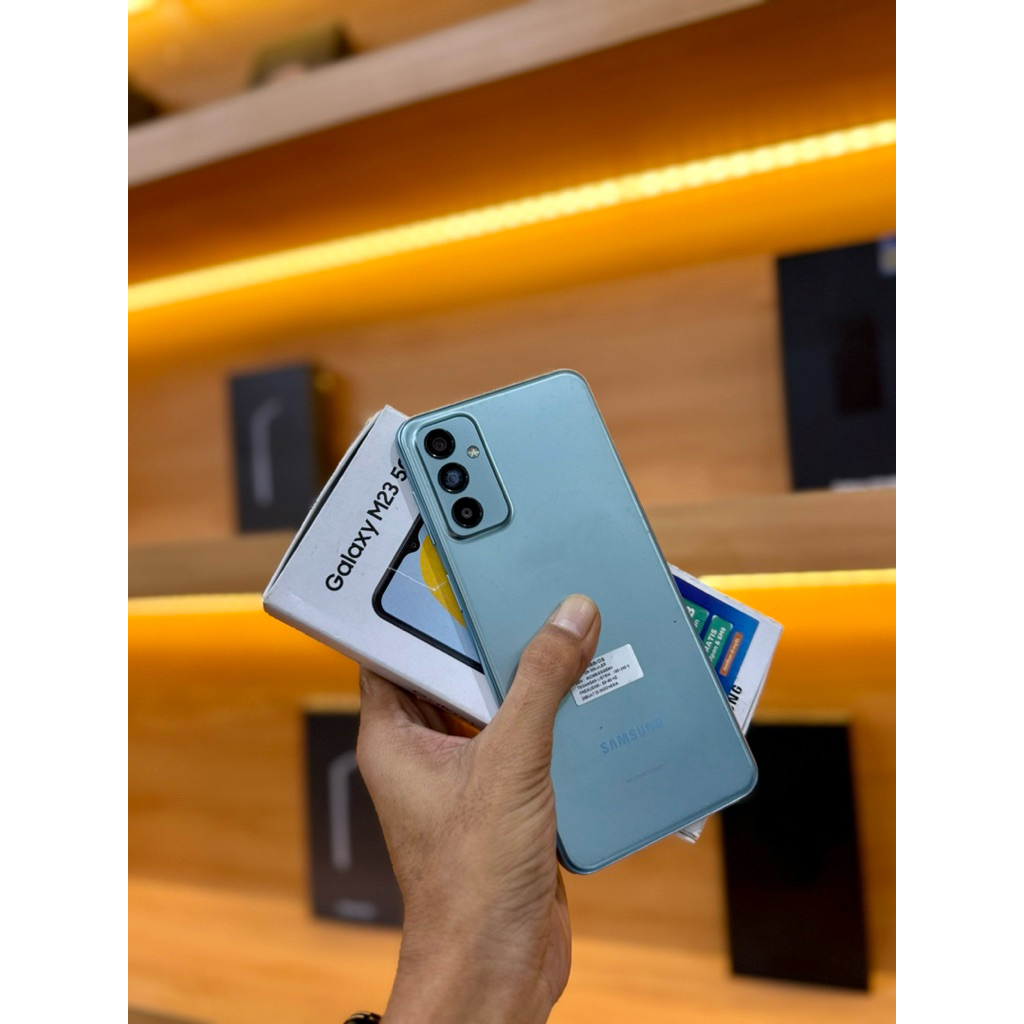 SAMSUNG M23 5G 6/128GB SECOND MULUS PEMAKAIAN