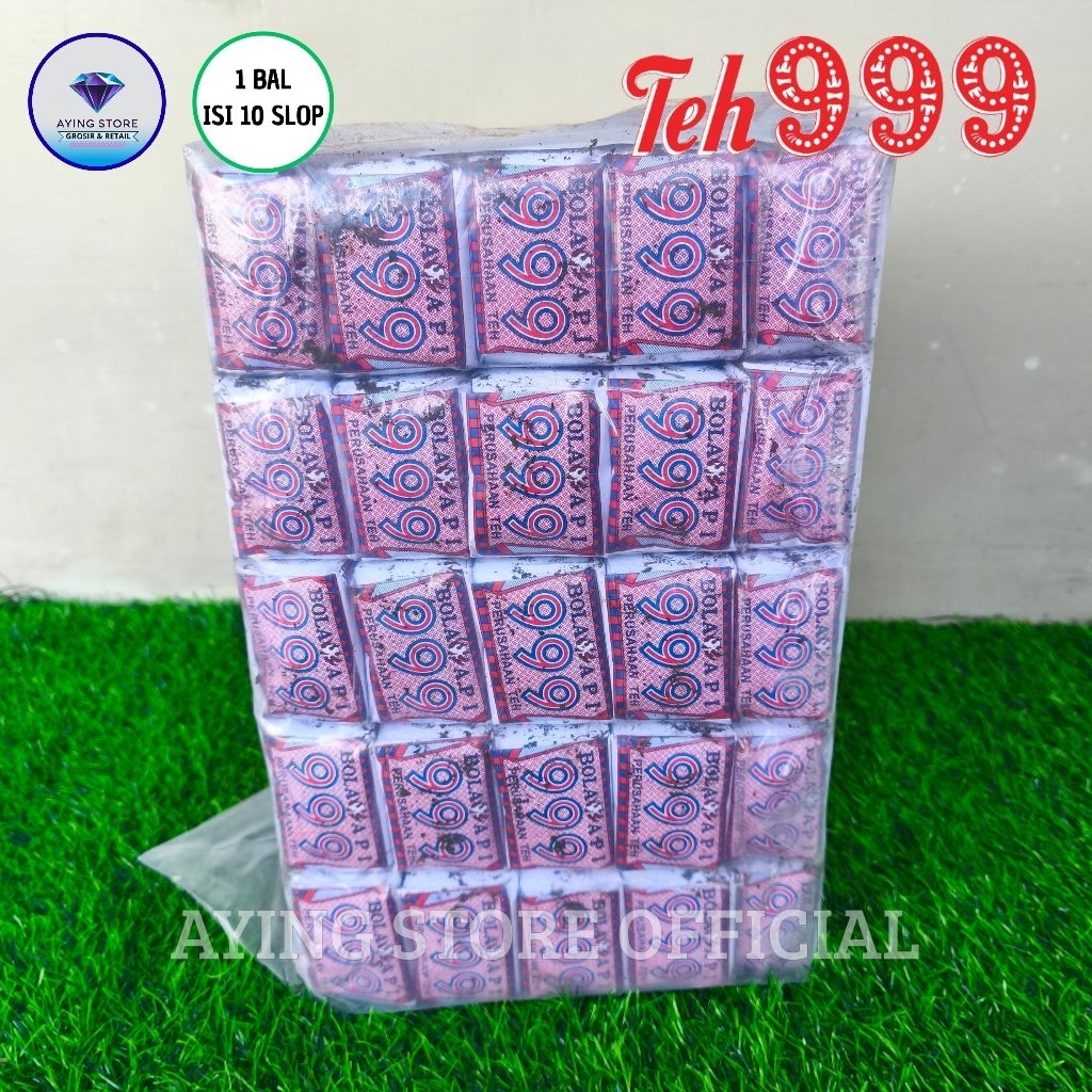 Teh 999 (BAL) Teh Tubruk/seduh 1 Bal isi 10 slop,total 100 pcs
