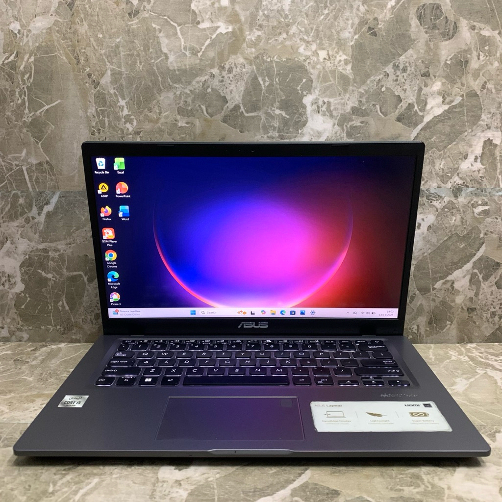 Laptop ASUS VIVOBOOK A416JA intel i5-1035G1 RAM 8 GB/SSD 256 GB 14”FullHD IPS Backlit slim no minus