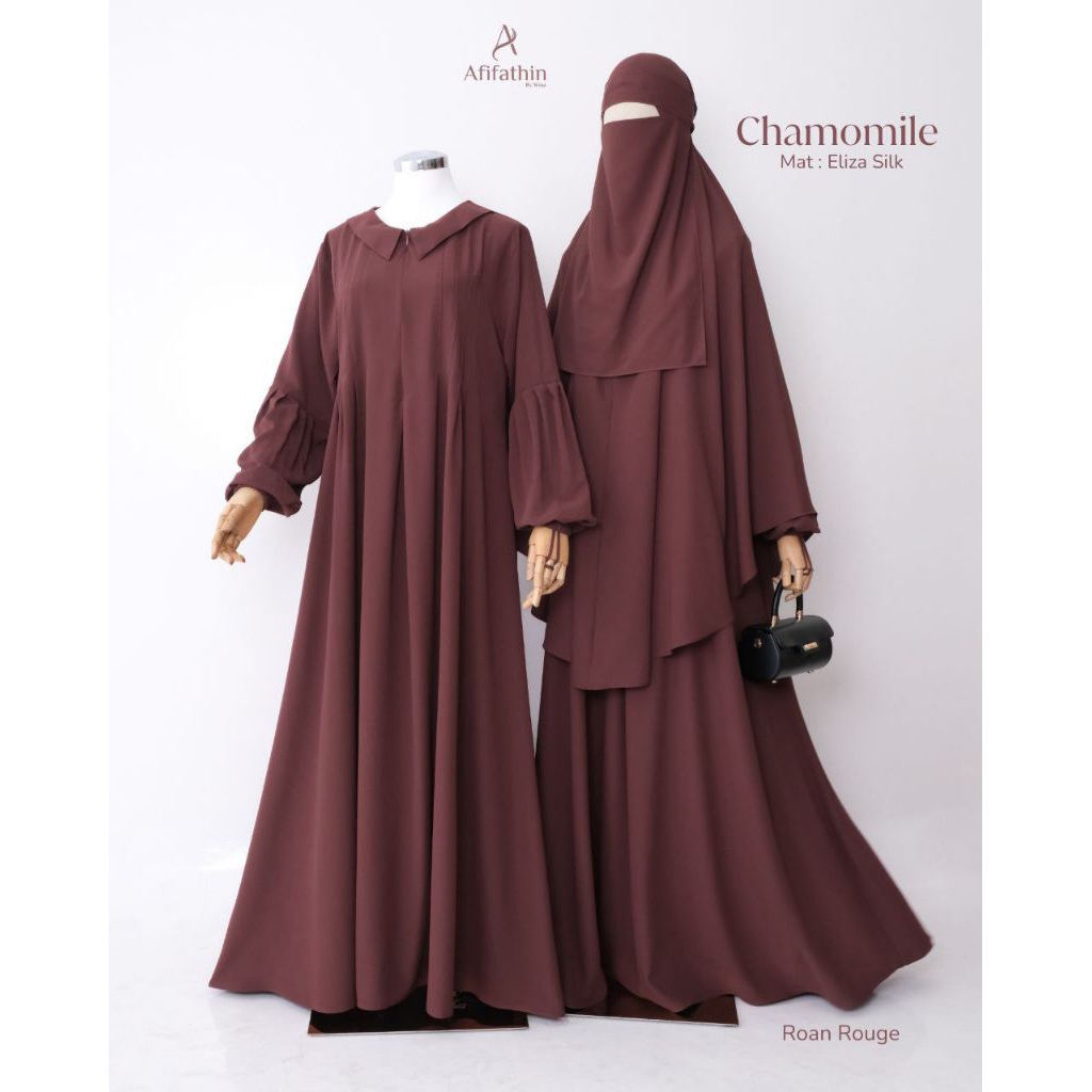 CHAMOMILE SET NP BY AFIFATHIN | GAMIS SET NON PAD | GAMIS SYARI | GAMIS PREMIUM