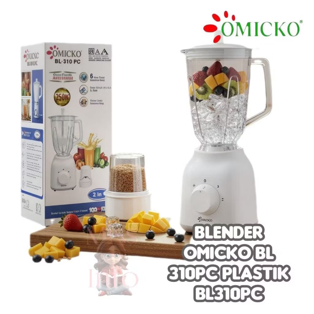 BLENDER OMICKO BL 310PC PLASTIK BL310PC