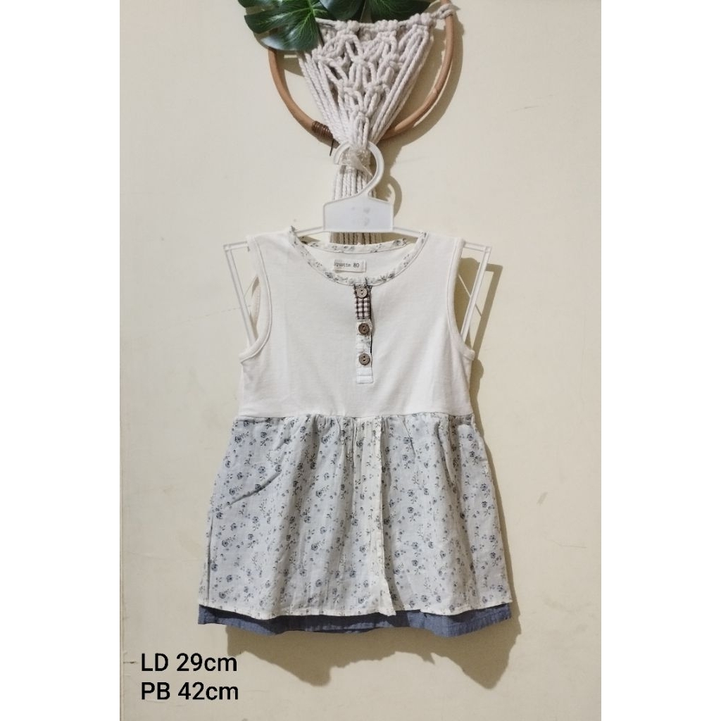 p'love dress baby / anak perempuan motif bunga (biquette)