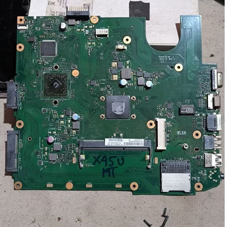 motherboard asus x45u minus mati total