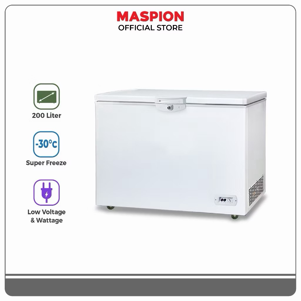 Maspion  chest Freezer Box 200 Liter UFH-200 TN