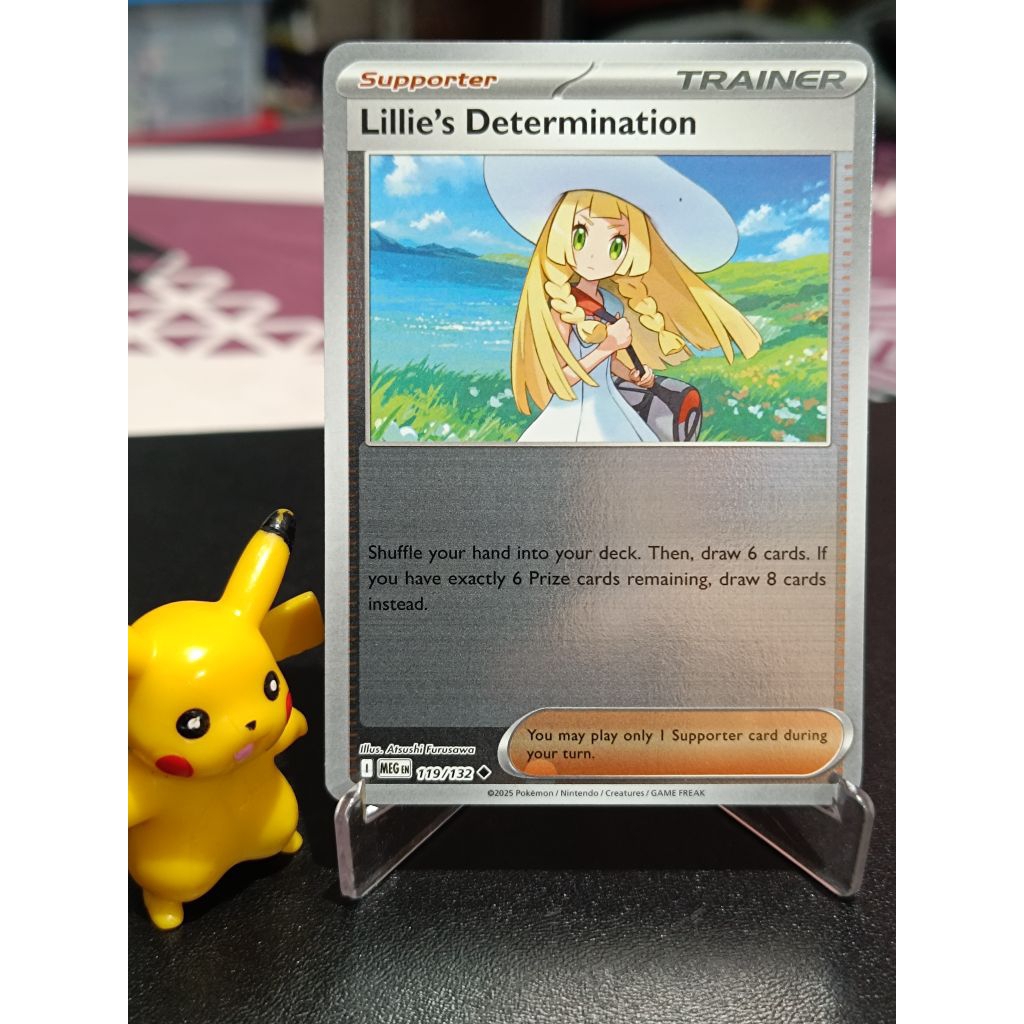kartu pokemon TCG ori English ketetapan hati lillie / lillie determination holo - non holo